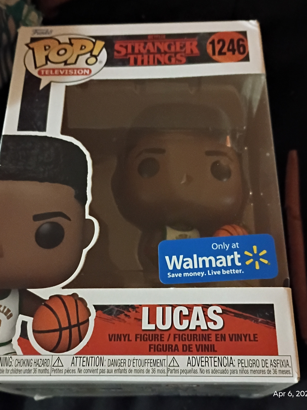 Funko Lucas Stranger Things Pop! Vinyl — Brown & Orange Basketball Accent